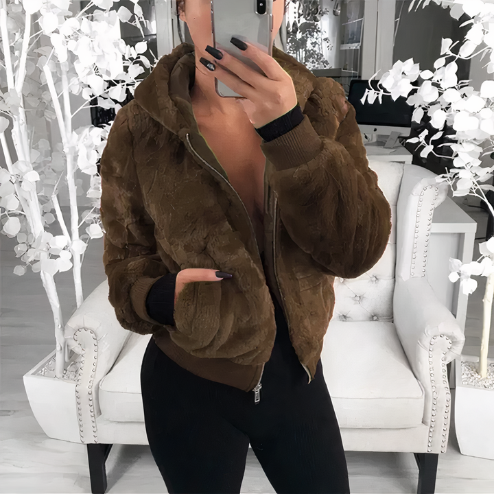 Drune | Damen Steppjacke mit Kapuze