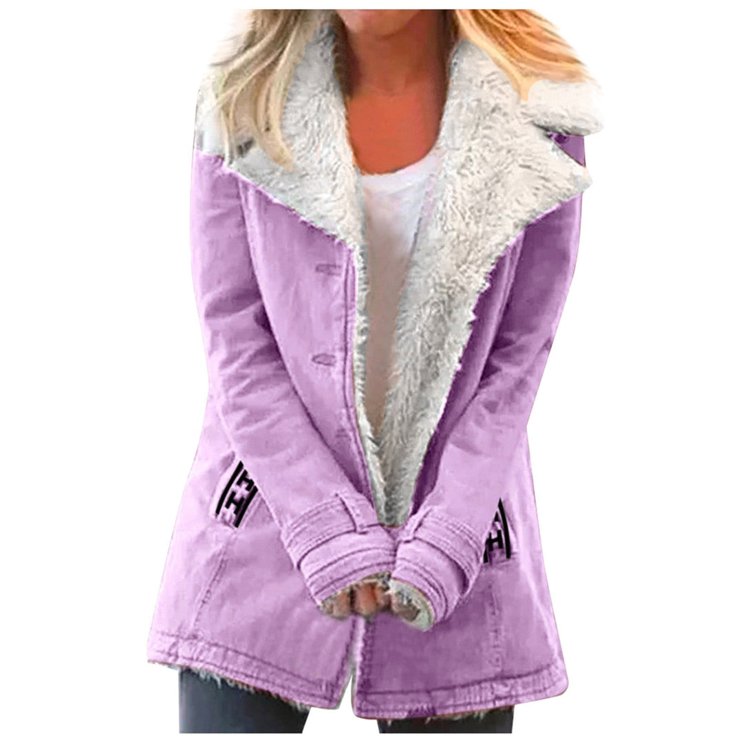 Drune | Damen Winterjacke Mit Reverskragen Und Langen Ärmeln