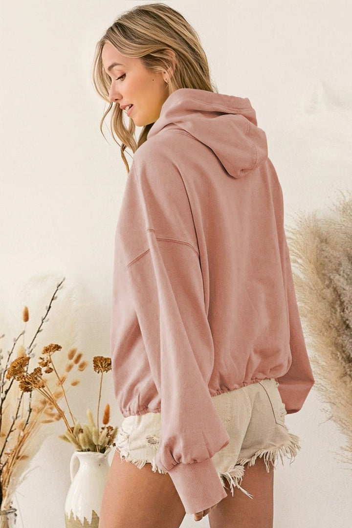 Drune | Mit Taschen Hoodie Leichte Jacke - Krepp
