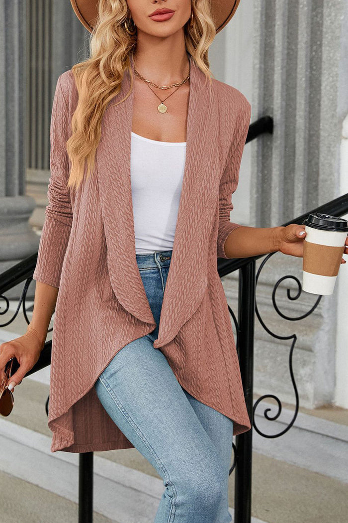 Drune | Lockere Strickjacke mit Revers
