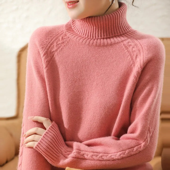 Drune | Klassischer Rollkragenpullover Wollmischung Warm und Stilvoll