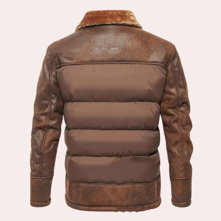 Drune | Gestepptes hüftlanges Winterjacke - Stehkragen Vollzip-Jacke