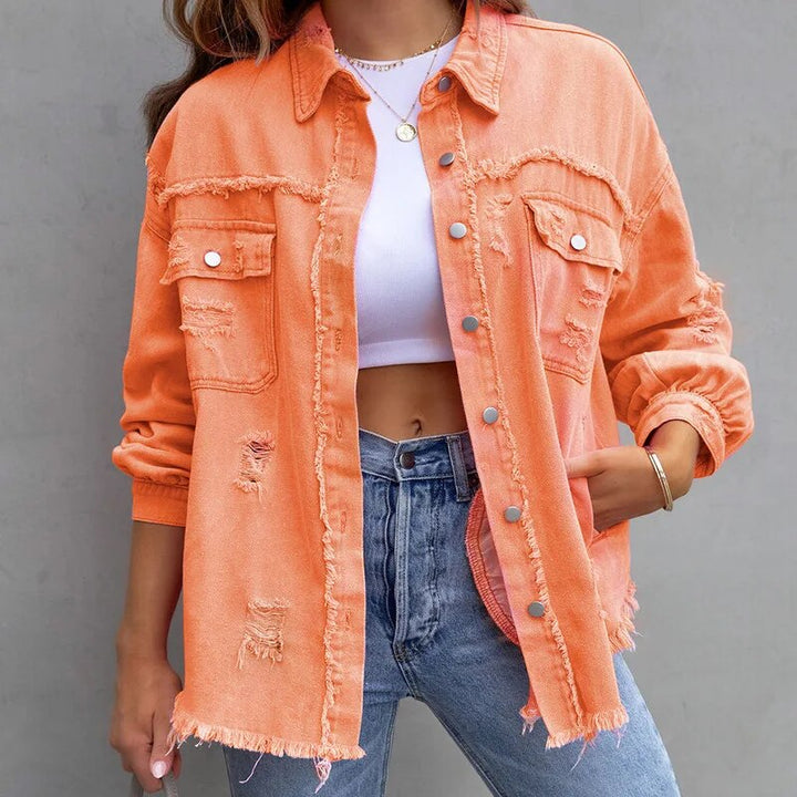 Drune | Klassische Schlanke Passform Jeansjacke für Modernen Stil