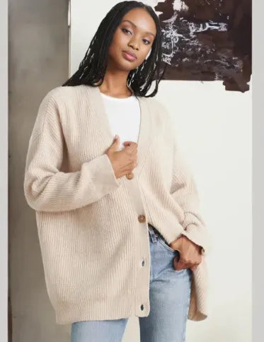 Drune | Strickjacke aus Kaschmir mit V-Ausschnitt