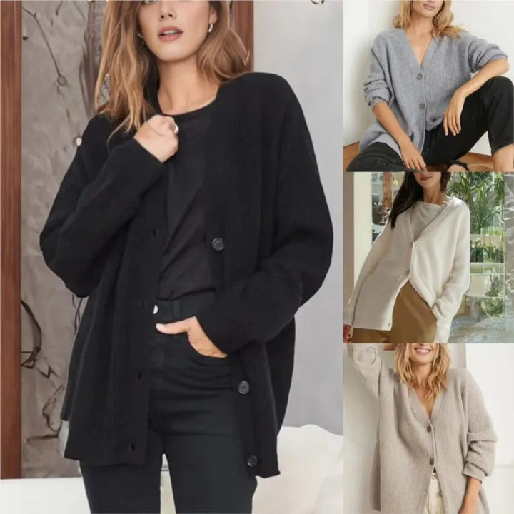 Drune | Strickjacke aus Kaschmir mit V-Ausschnitt