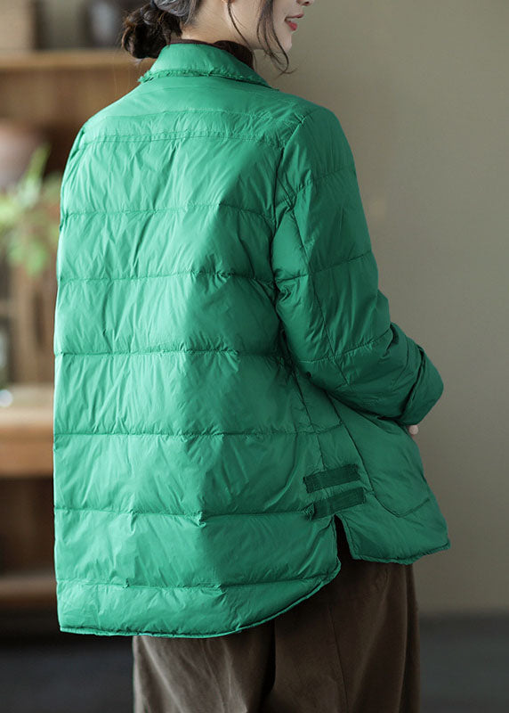 Drune | Grüne Taschen Lässige Winter Daunenjacken
