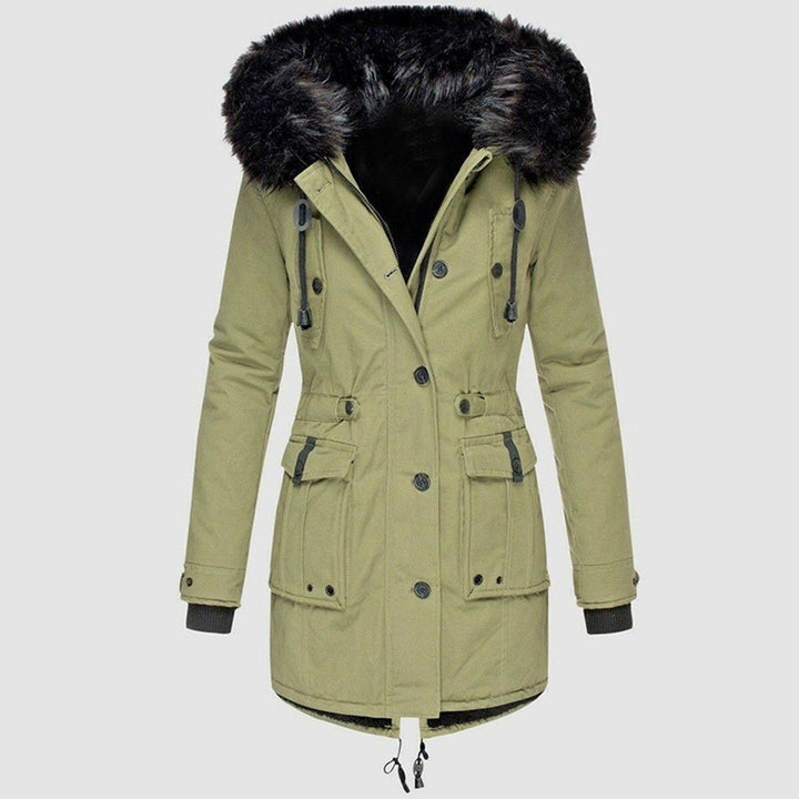 Drune | Eleganter Winter Parka mit Kunstfellkapuze