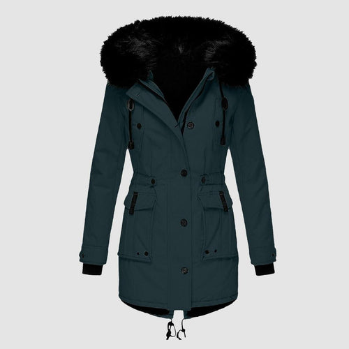 Drune | Eleganter Winter Parka mit Kunstfellkapuze