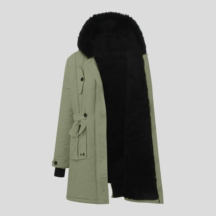 Drune | Eleganter Damen Freizeitparka mit Fellkapuze