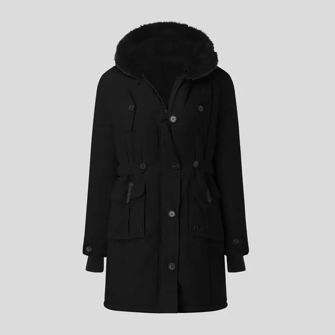 Drune | Eleganter Damen Freizeitparka mit Fellkapuze