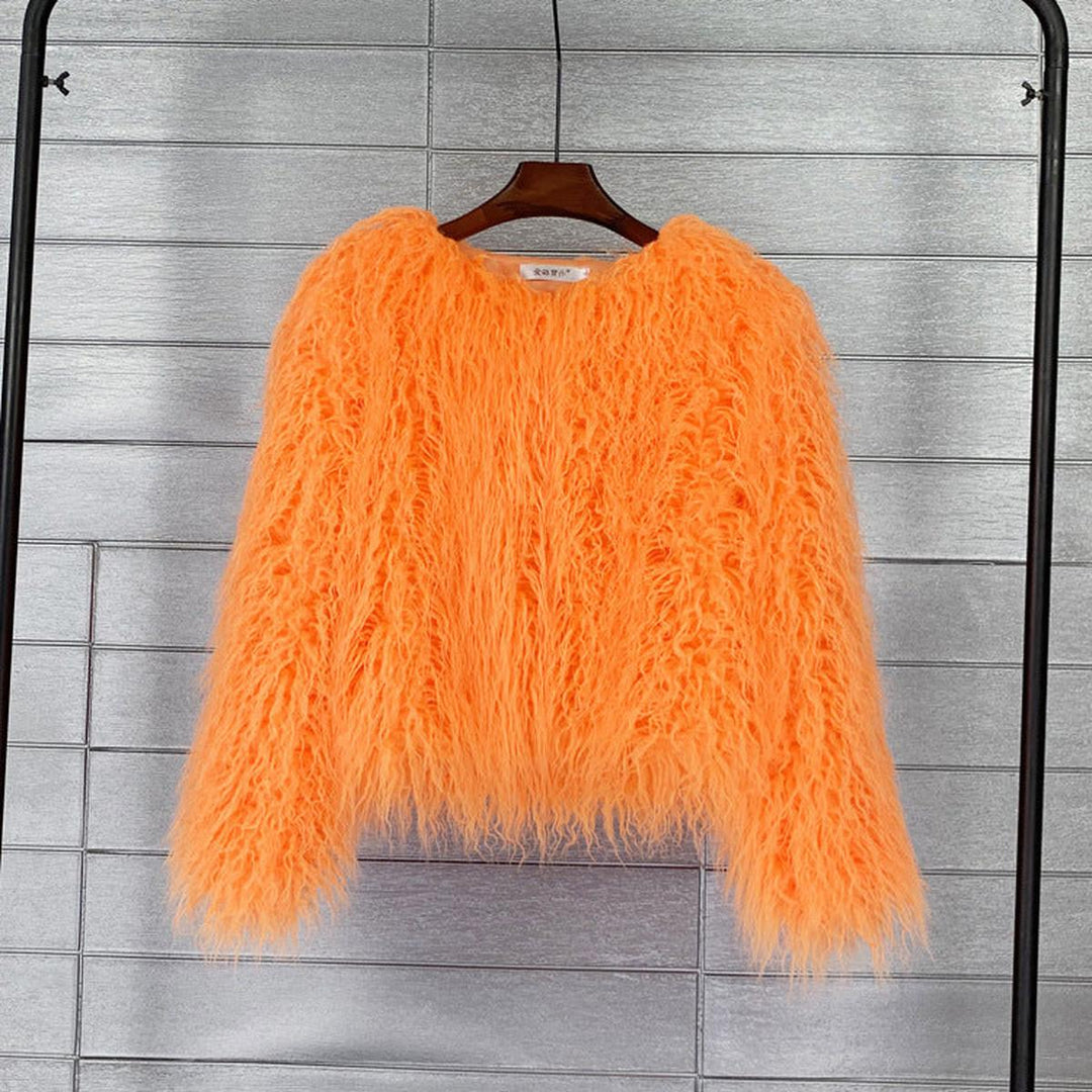 Drune | Eleganter Damen Kunstpelzmantel Für Den Winter