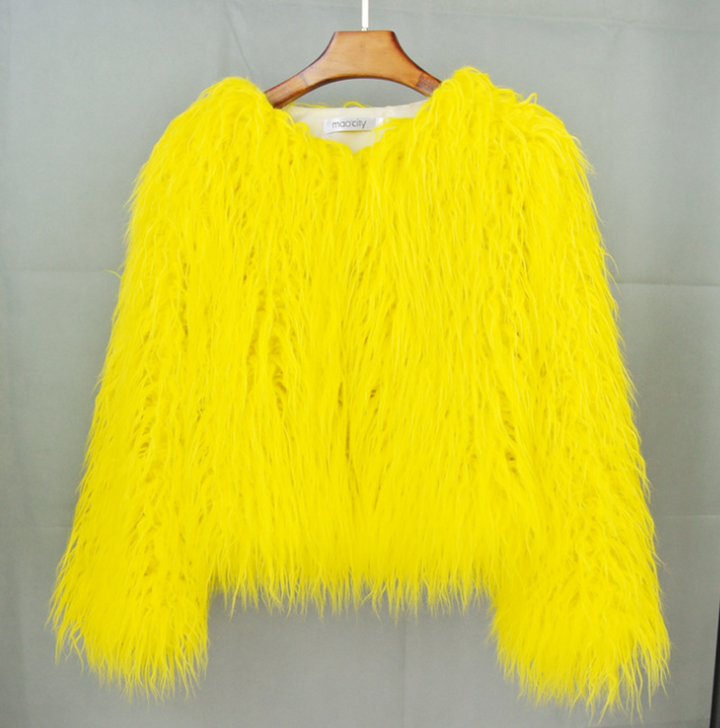 Drune | Eleganter Damen Kunstpelzmantel Für Den Winter
