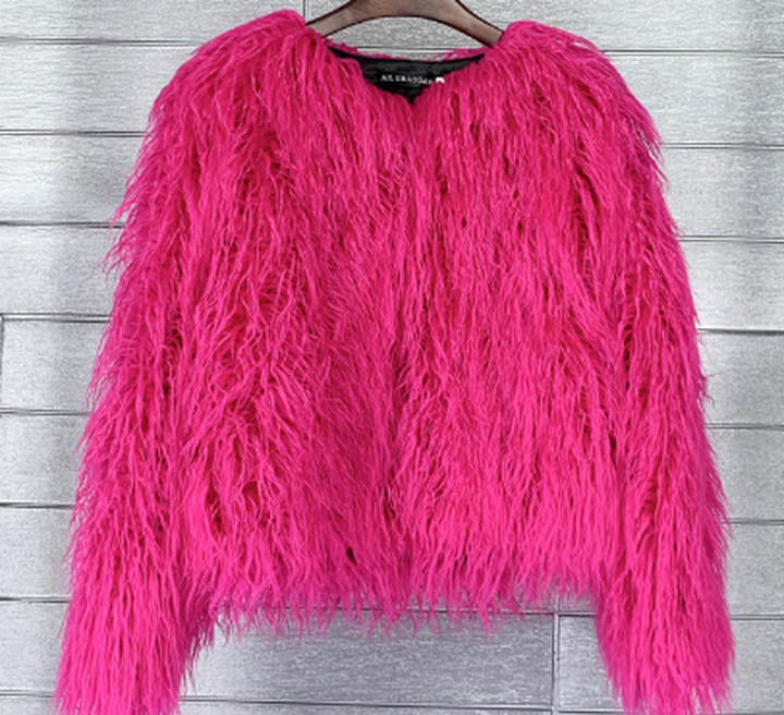 Drune | Eleganter Damen Kunstpelzmantel Für Den Winter