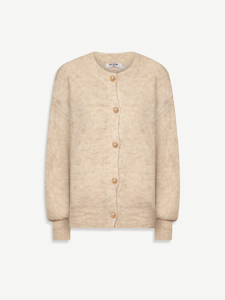 Drune | Eleganter schwarzer langer Cardigan für stilvolles Layering