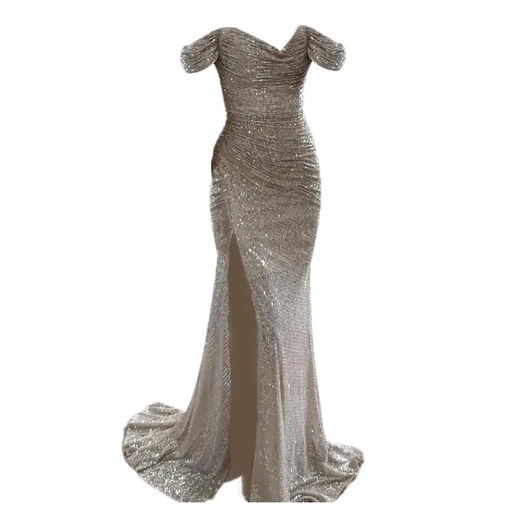 Drune | Kleid Elegant Off-Shoulder Abendkleid