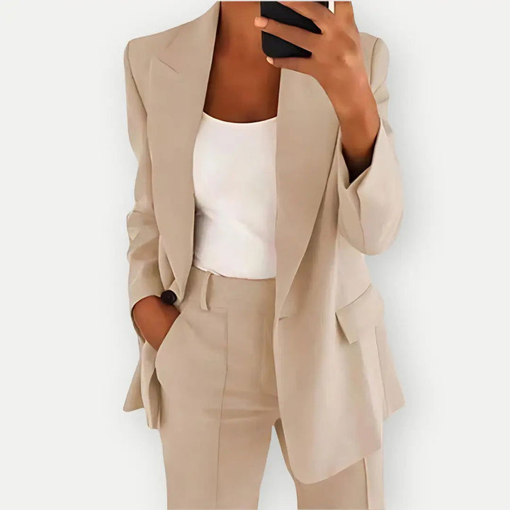 Drune | Blazer und Hosen Set - Damenbekleidung