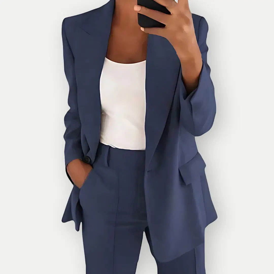 Drune | Blazer und Hosen Set - Damenbekleidung