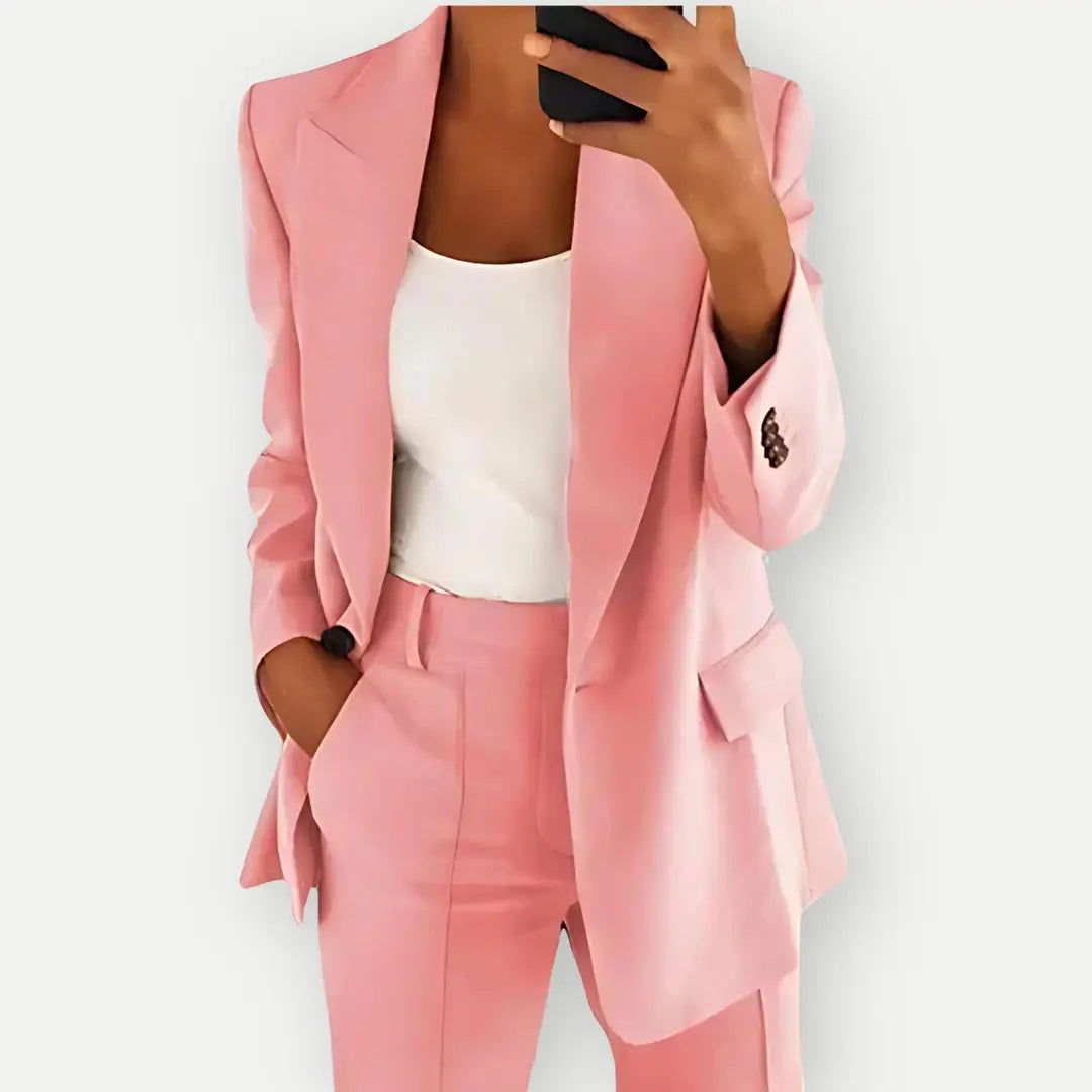 Drune | Blazer und Hosen Set - Damenbekleidung