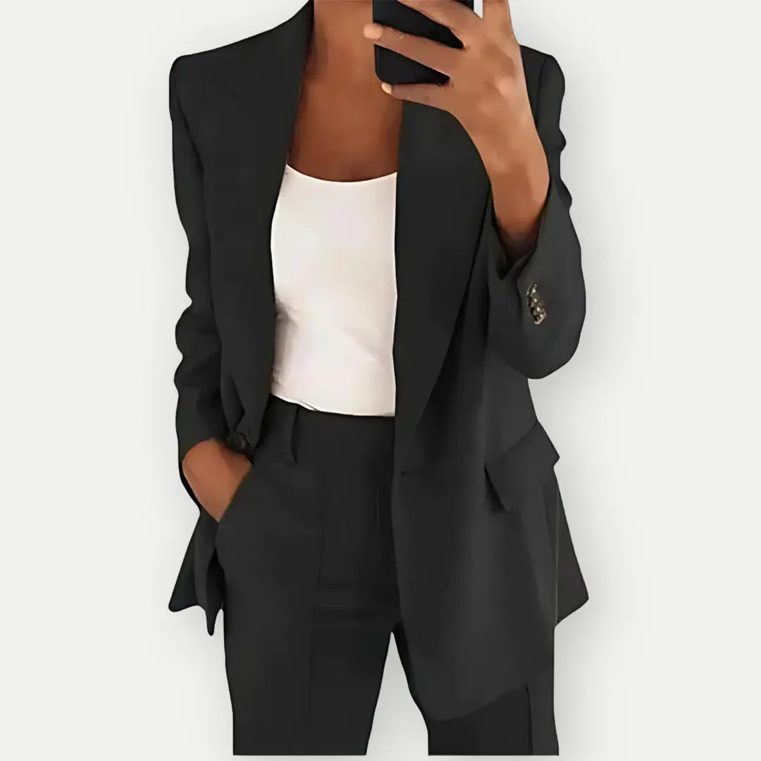 Drune | Blazer und Hosen Set - Damenbekleidung