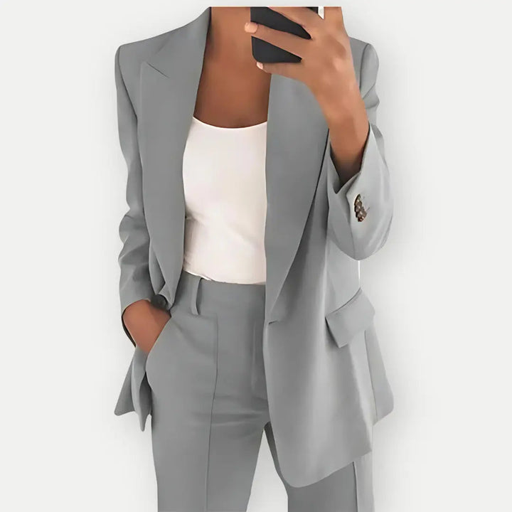 Drune | Blazer und Hosen Set - Damenbekleidung