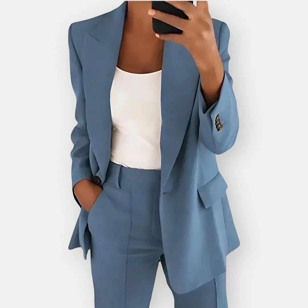 Drune | Blazer und Hosen Set - Damenbekleidung