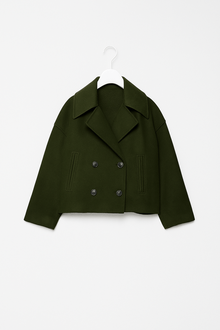 Drune | Elegante Damen Winterjacke mit Doppelreihiger Knopfleiste