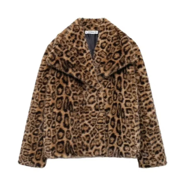 Drune | Damenmantel Winter - Langer Faux-Fellmantel