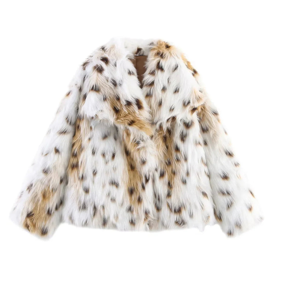 Drune | Damenmantel Winter - Langer Faux-Fellmantel