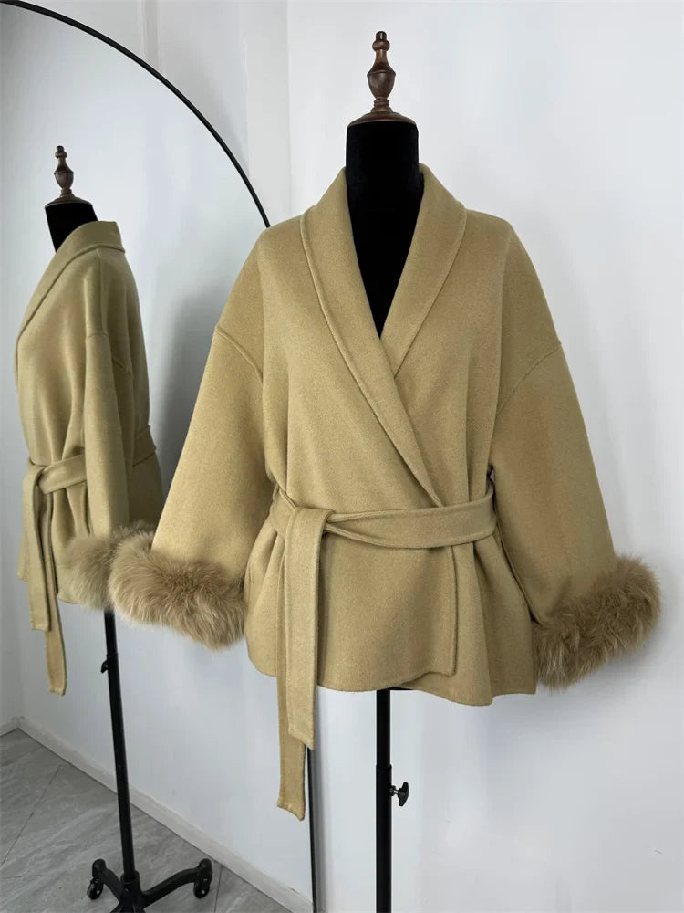Drune | Wendbare Wolljacke - Damen Winterjacke