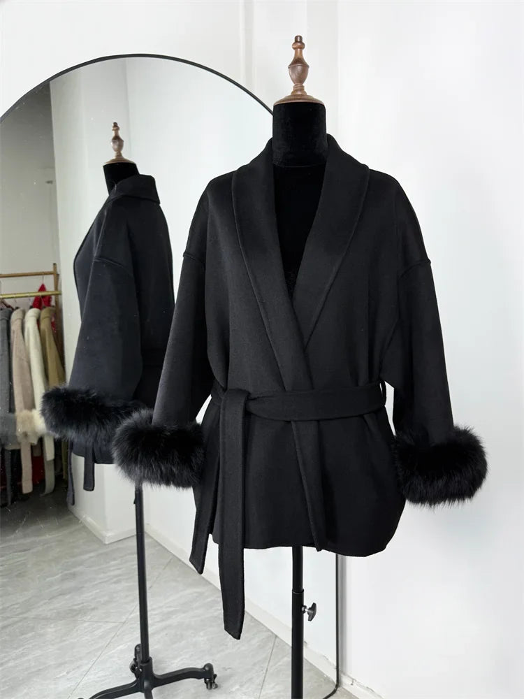 Drune | Wendbare Wolljacke - Damen Winterjacke
