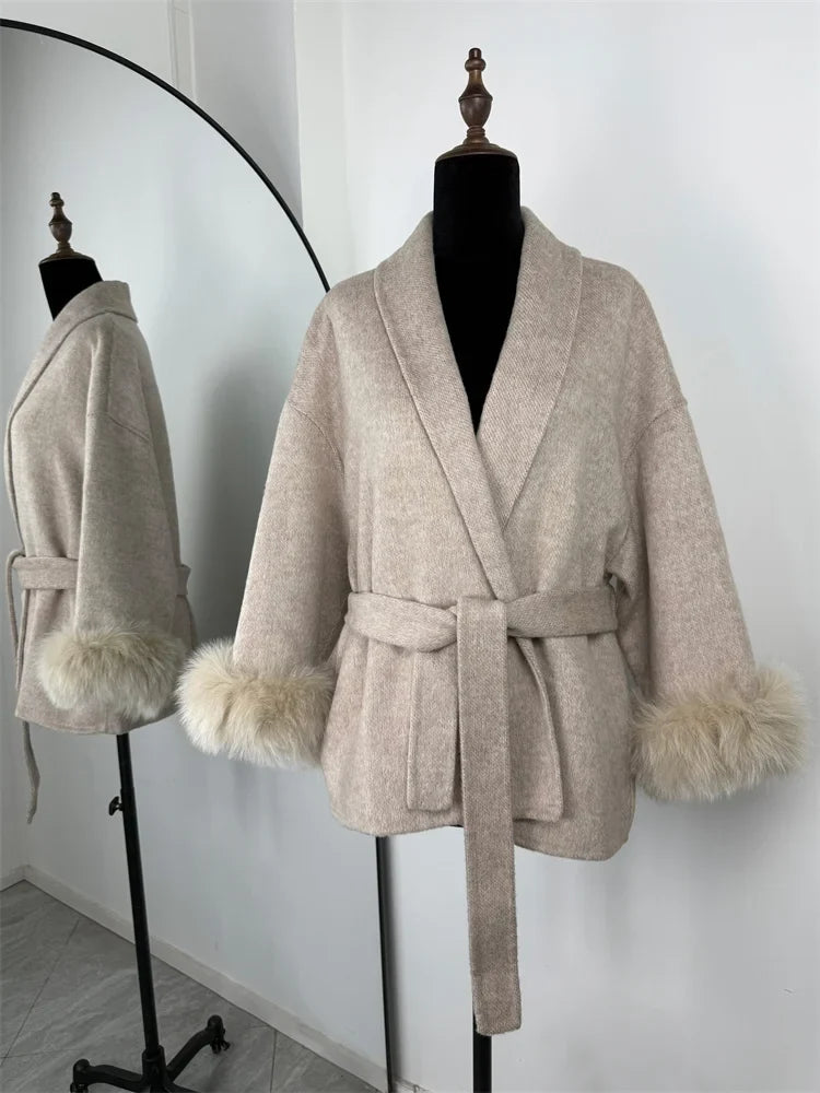 Drune | Wendbare Wolljacke - Damen Winterjacke