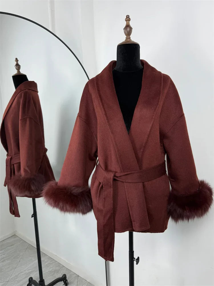 Drune | Wendbare Wolljacke - Damen Winterjacke