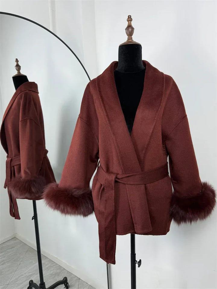 Drune | Wendbare Wolljacke - Damen Winterjacke