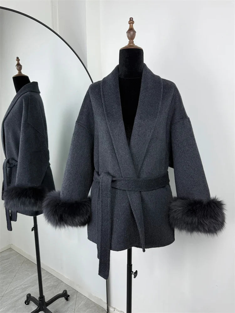 Drune | Wendbare Wolljacke - Damen Winterjacke