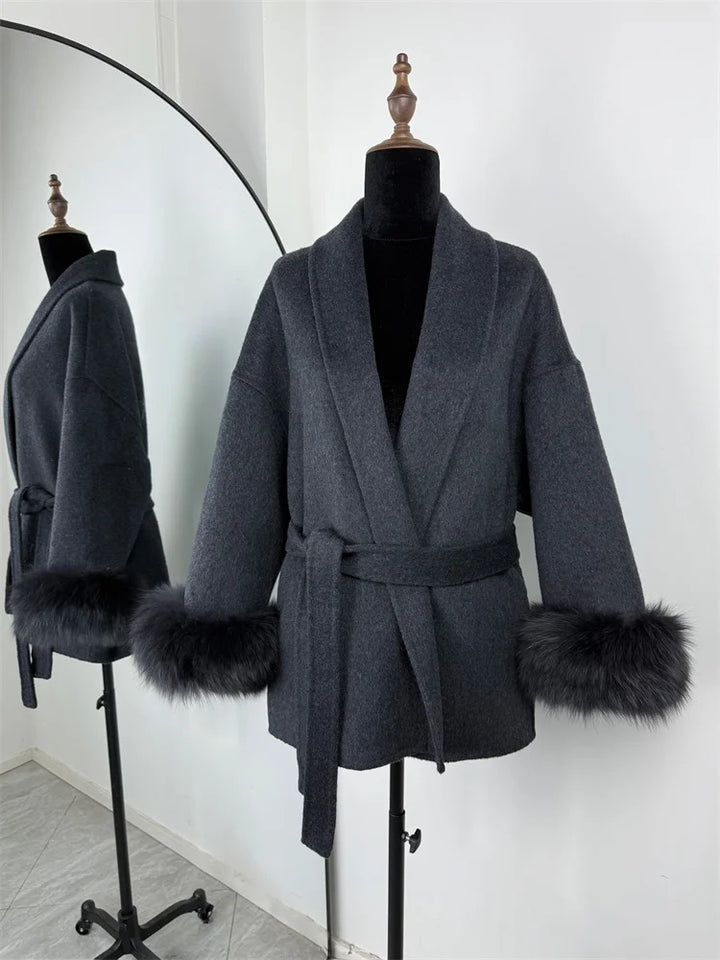 Drune | Wendbare Wolljacke - Damen Winterjacke