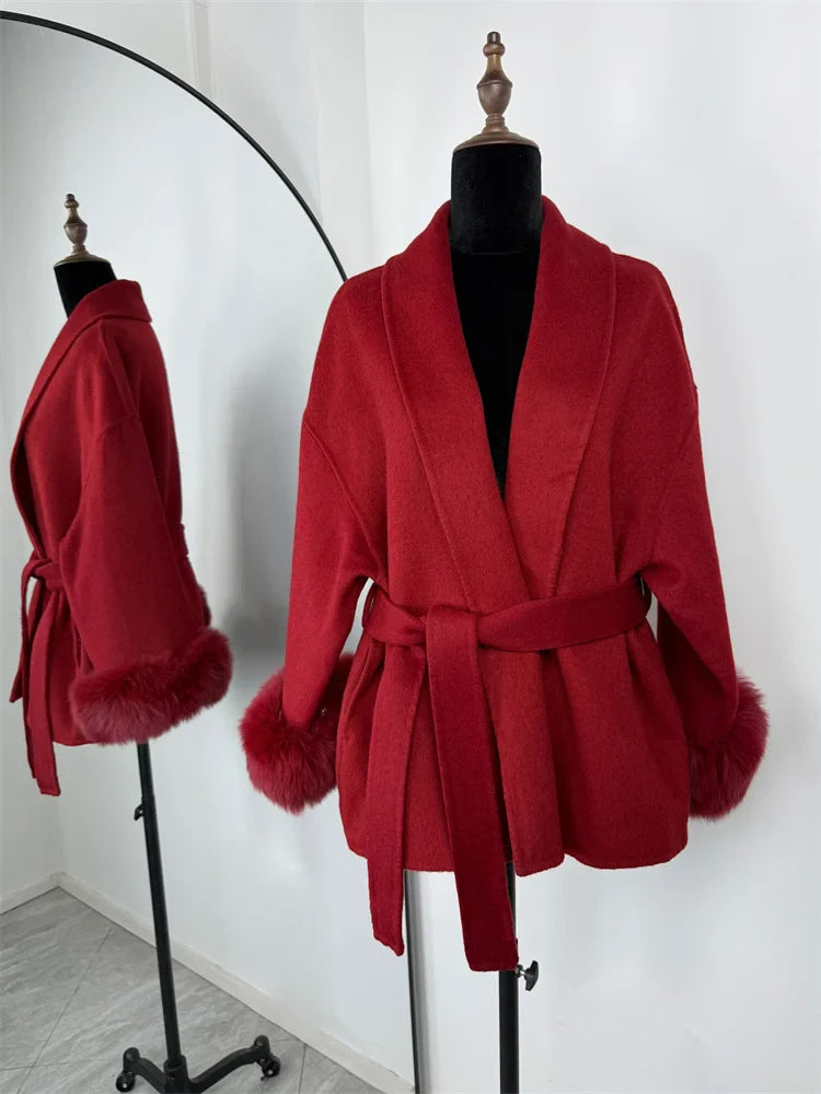 Drune | Wendbare Wolljacke - Damen Winterjacke