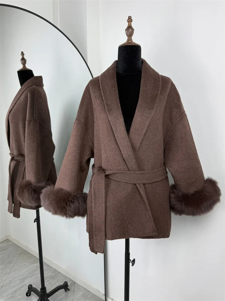 Drune | Wendbare Wolljacke - Damen Winterjacke