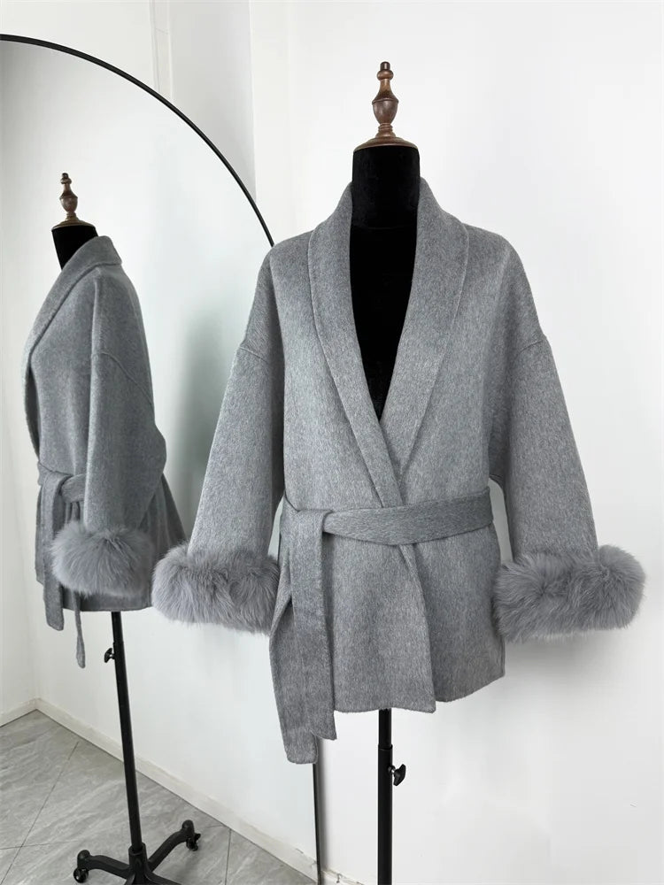 Drune | Wendbare Wolljacke - Damen Winterjacke