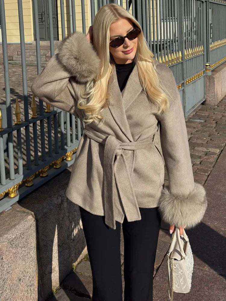 Drune | Wendbare Wolljacke - Damen Winterjacke