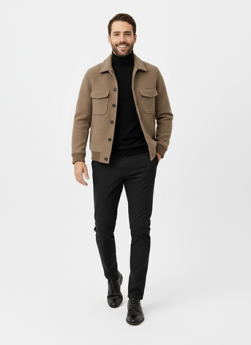 Drune | Herbstjacke mit strukturiertem Schnitt und Taschen