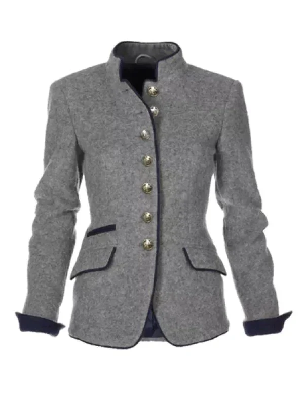 Drune | Hoher Kragen - Damen Winterjacke Gepolstert Lange Passform