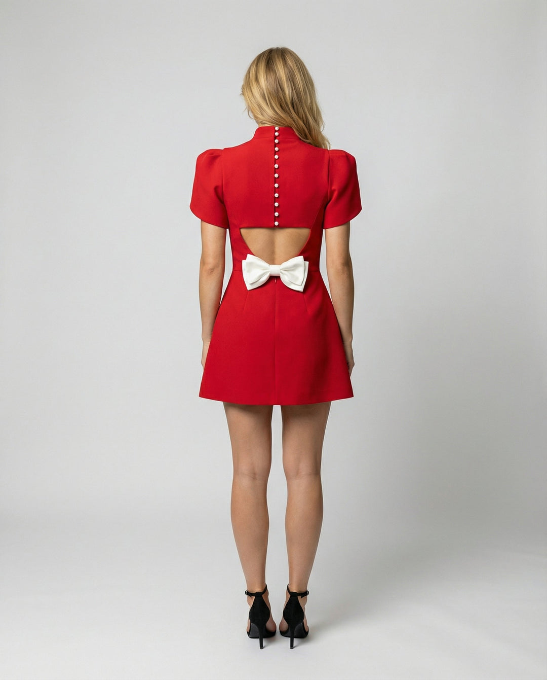 Charmantes Rückenfreies Minikleid Drune