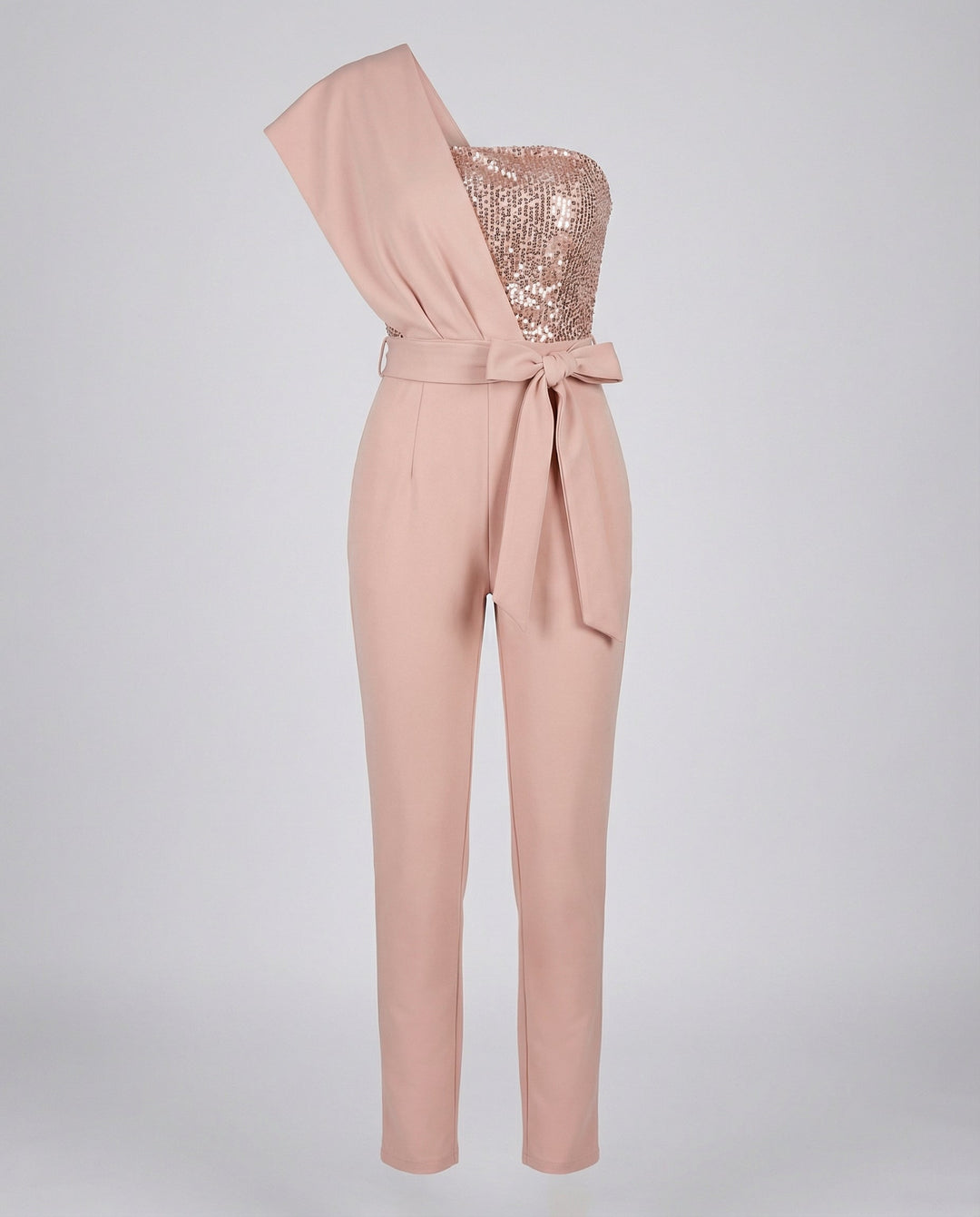 Patchwork Pailletten Jumpsuit Damen Drune