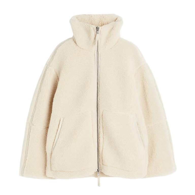 Drune | Oversized Fleecejacke mit Stehkragen