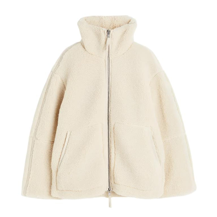 Drune | Oversized Fleecejacke mit Stehkragen