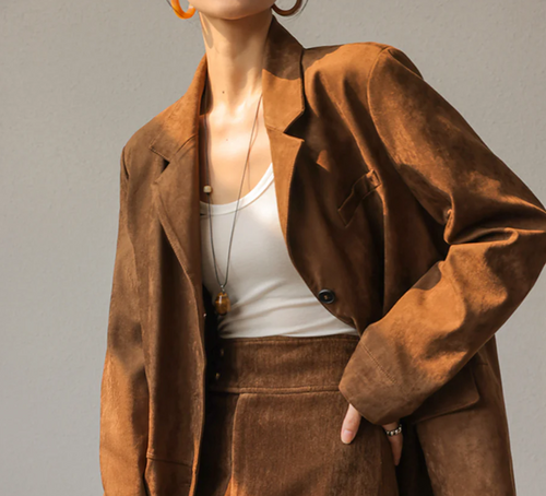 Drune | Suède Blazer für Damen