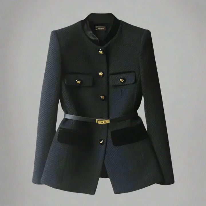 Drune | Zeitloser Damen Wollmantel - Mid-Length Eleganz & Wärme