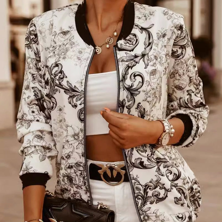 Drune | Florale Leichte Jacke