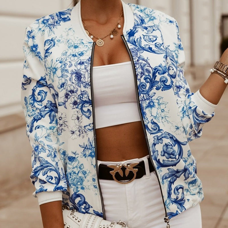 Drune | Florale Leichte Jacke