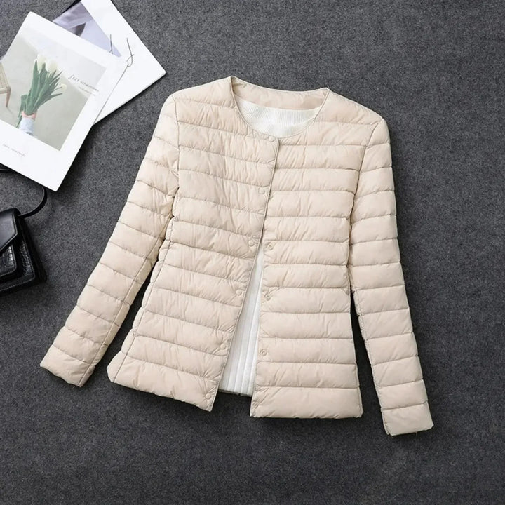 Drune | Damen ultraleichte gesteppte Daunenjacke